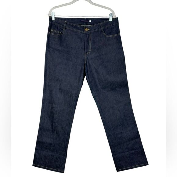 Harvey Faircloth Dark Wash Midrise Straight Leg Jeans | Size 8/ 29 - Picture 1 of 7
